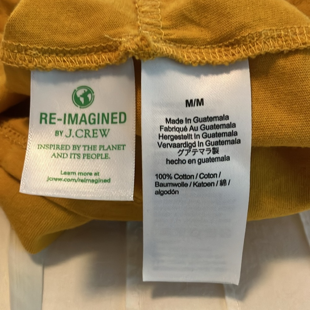 J Crew Mustard Yellow Tiered Dress - Picture 6 of 8